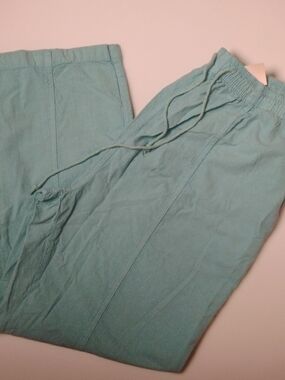Light Teal Drawstring Lounge Pants
